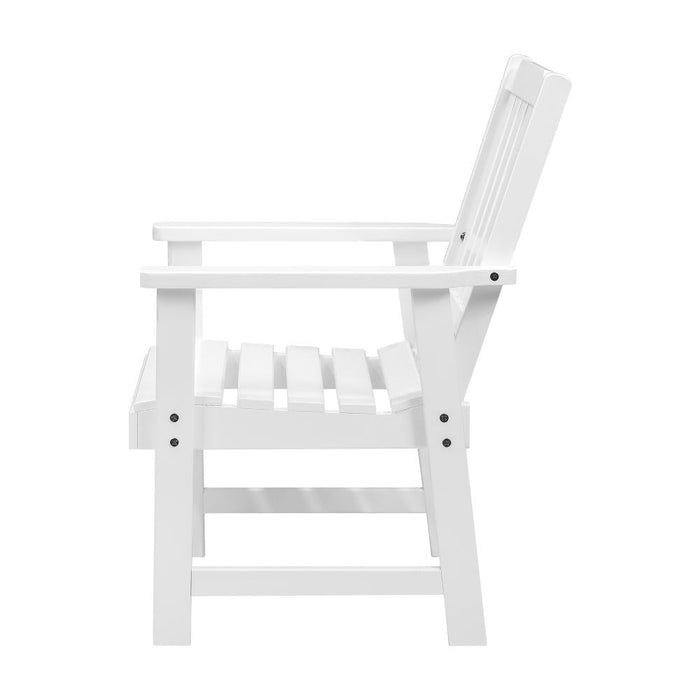 Tatiana Luxe Hi Quality Outdoor Wooden Chairs | Patio Garden High Back Chairs in 2 Finishes