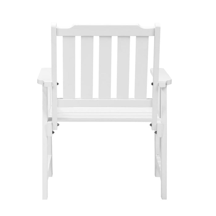 Tatiana Luxe Hi Quality Outdoor Wooden Chairs | Patio Garden High Back Chairs in 2 Finishes