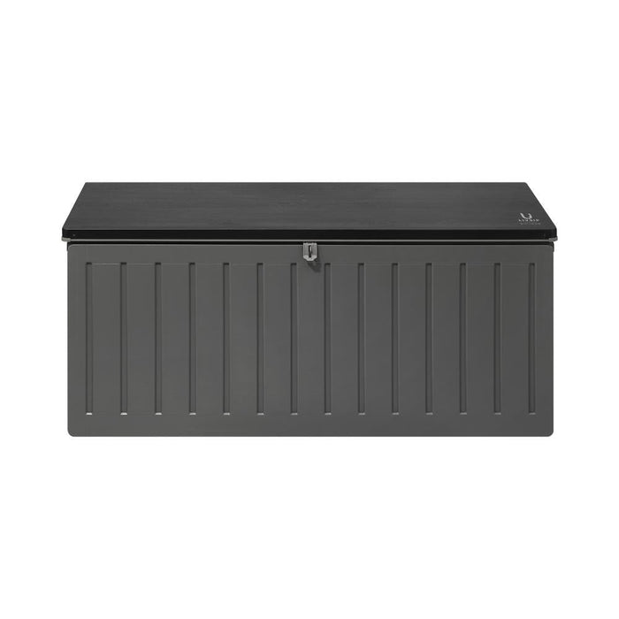 High Quality Premium 490L Outdoor Storage Box and Bench | Lockable Weatherproof Garden Storage Box | 2 Colours