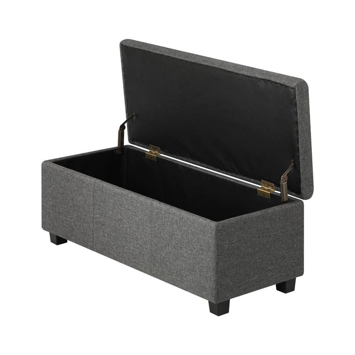 Premium Fabric Two in One Ottoman Storage Box and Seating Bench | 2 Designs | 3 Colours