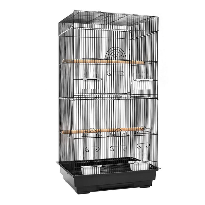 88cm High Quality Medium Bird Cage with Perch in Black by i.Pet