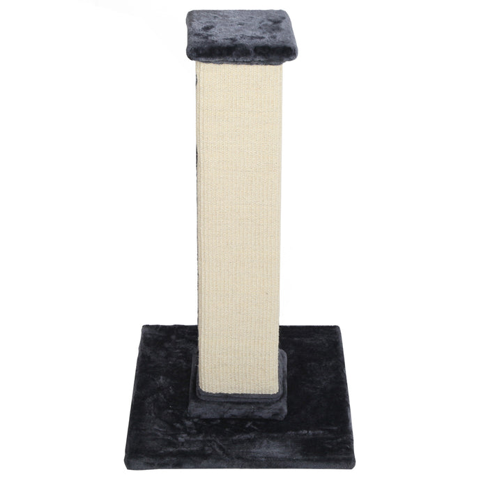 92cm Cat Tree Scratching Post Sisal Scratcher Tower | Plush Cat Condo House