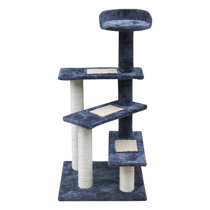 100cm Cat Tree Scratching Post Scratcher Tower | Wooden Cat Condo House