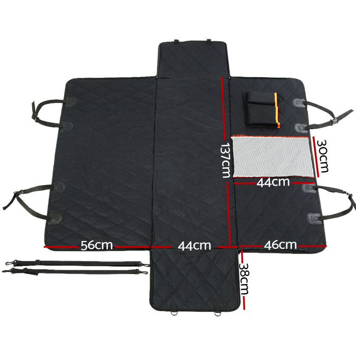 137cm Waterproof Non-Slip Pet Car Seat Cover | Travel Dog Hammock Seat Protector