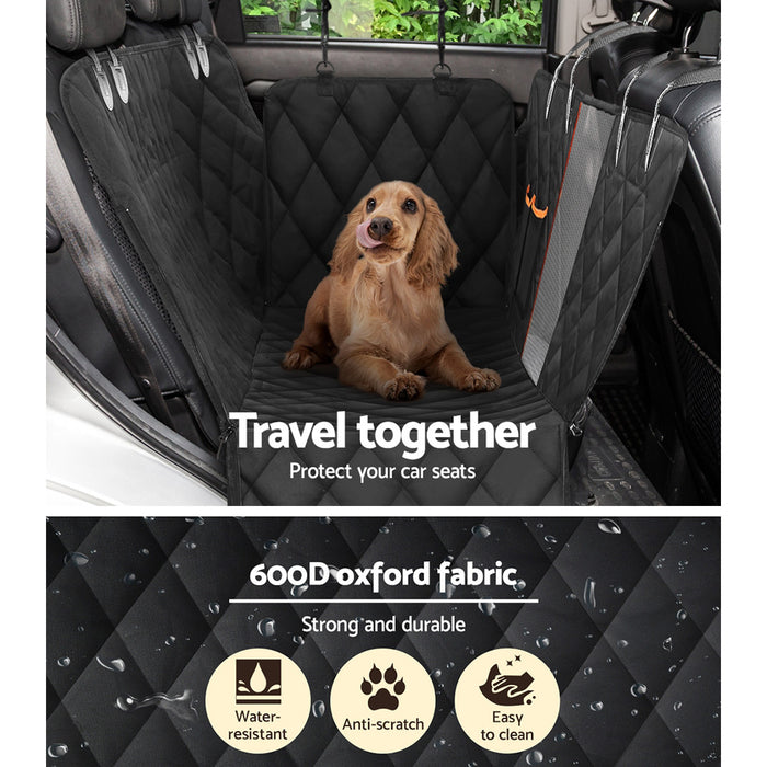 137cm Waterproof Non-Slip Pet Car Seat Cover | Travel Dog Hammock Seat Protector