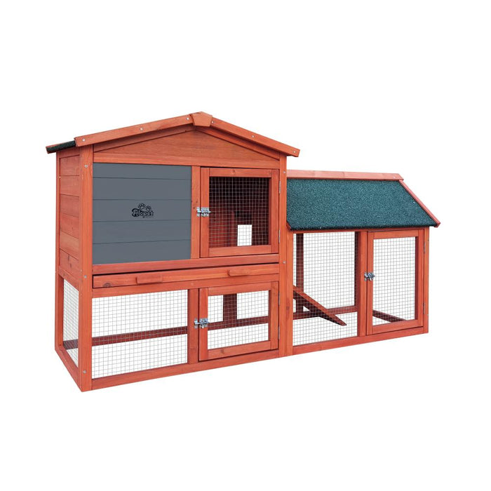 Alopet 135cm x 52cm x 85cm Rabbit Hutch or Chicken Coop | Wooden Coop Hutch