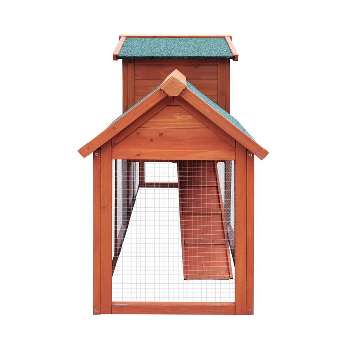 Alopet 135cm x 52cm x 85cm Rabbit Hutch or Chicken Coop | Wooden Coop Hutch