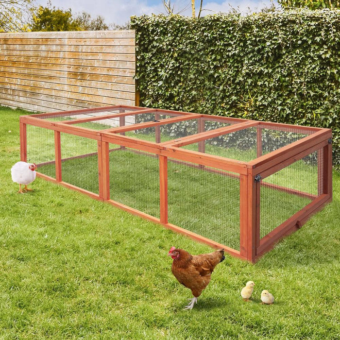 Alopet 180cm x 90cm x 48cm Chicken Coop or Rabbit Hutch| Extra Large Wooden Chicken House