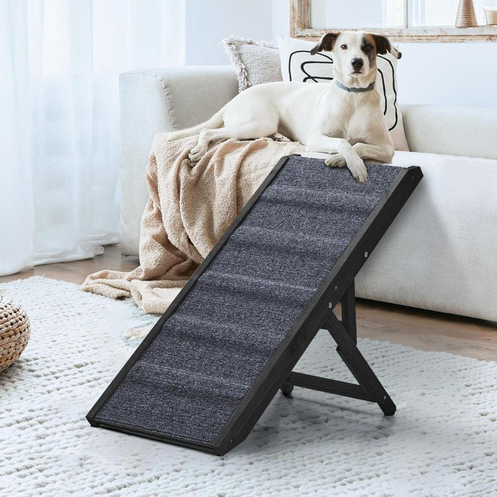 Pawzee 90cm Adjustable Pet Ramp with Extra Grip | Foldable Travel Dog Stairs in 2 Colours
