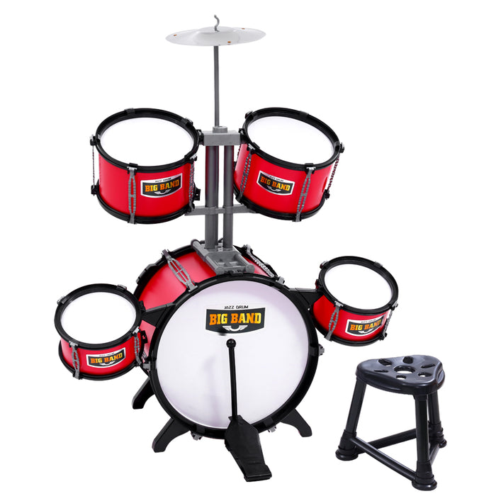 Funzee Kids Interactive 7 Drum Set | Kids Fun Play Drums Kit and Musical Toy