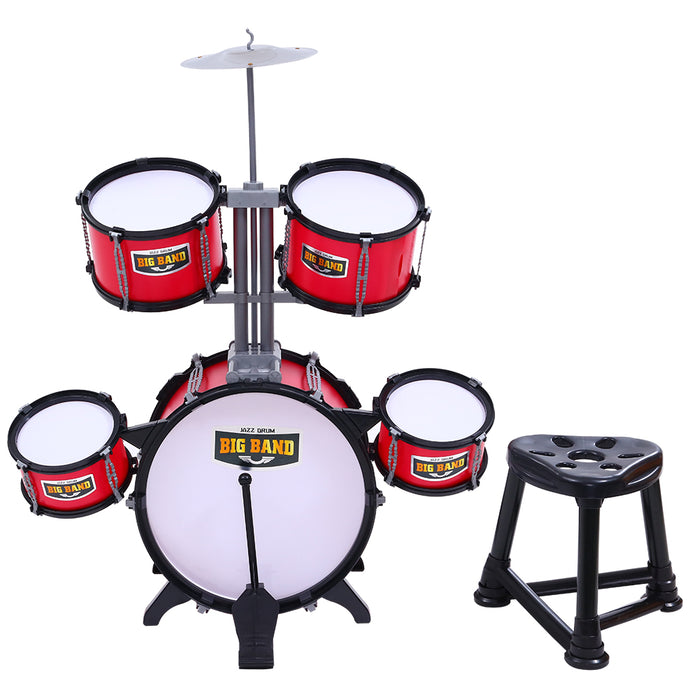 Funzee Kids Interactive 7 Drum Set | Kids Fun Play Drums Kit and Musical Toy