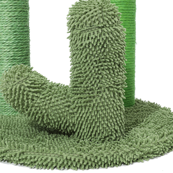 Pawzee Ultimate Cactus 2 Tier Cat Tree Scratching Post Condo Tower