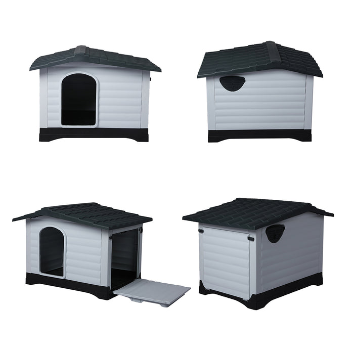 Pawzee Super Deluxe Large Outdoor Dog Kennel | Weatherpoof Dog Kennel