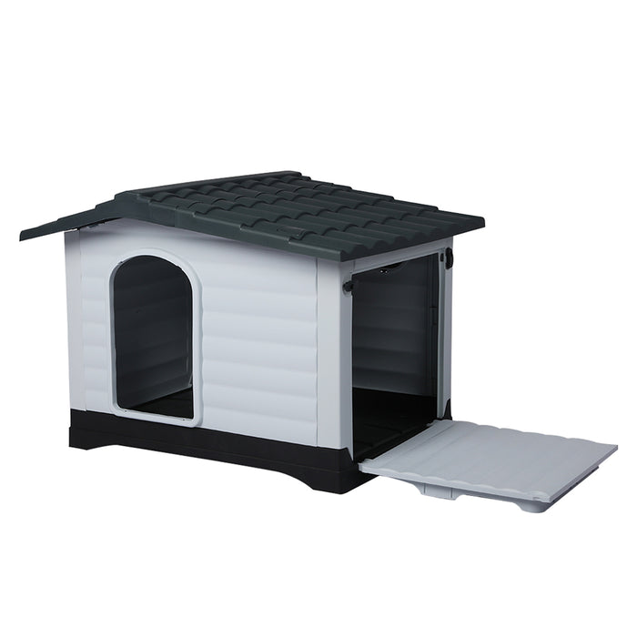 Pawzee Super Deluxe Large Outdoor Dog Kennel | Weatherpoof Dog Kennel