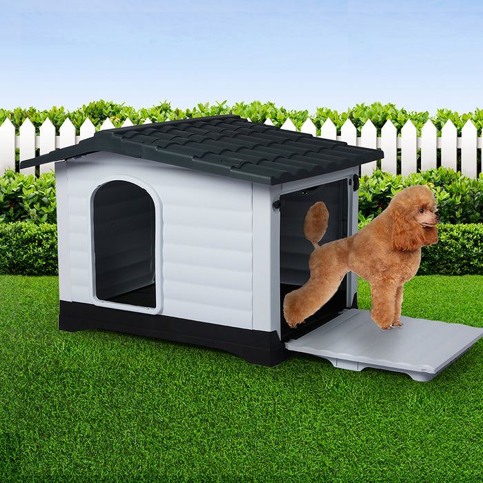 Pawzee Super Deluxe Extra Large Outdoor Dog Kennel | Weatherpoof Dog Kennel