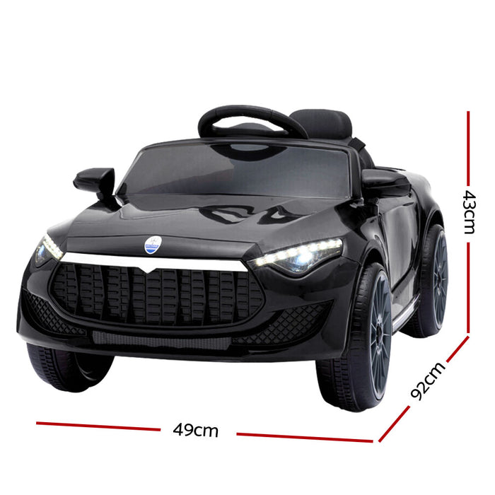 Funzee Kids Ride On Electric Maserati Inspired Car | Electric Toy Sports Cars 12V Battery White