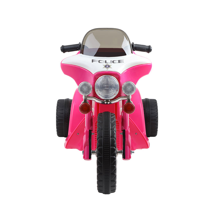 Funzee Kids Ride On Electric Chopper Bike with Lights | Kids Battery Operated Ride On Bike in Pink