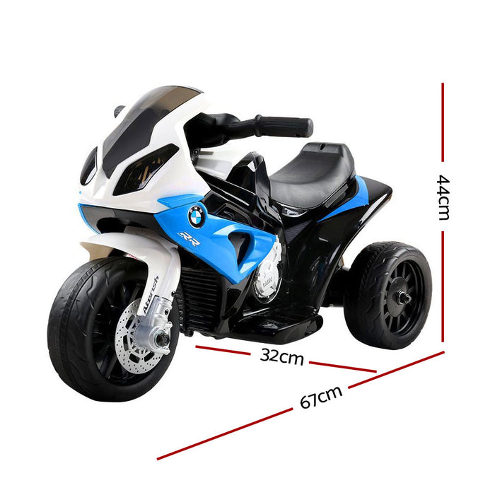 Funzee Kids Ride On BMW Electric Motorbike | BMW Licensed Blue S1000RR Electric Motorcycle