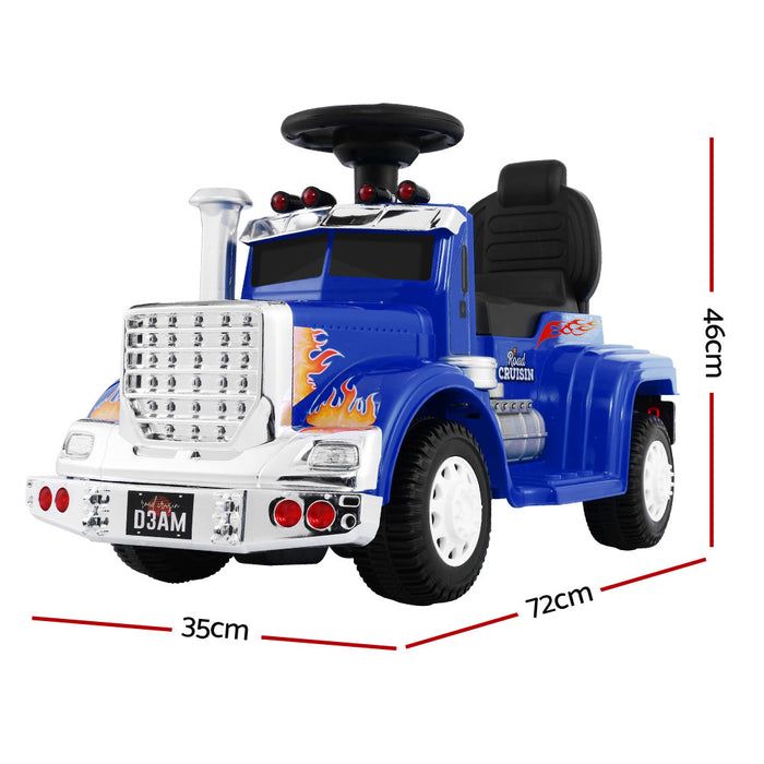 Funzee Kids Ride On Electric Toy Truck | Kids Battery Operated Ride on Truck in Blue