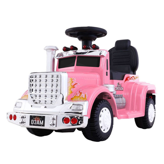 Funzee Kids Ride On Electric Toy Truck | Kids Battery Operated Ride on Truck in Pink