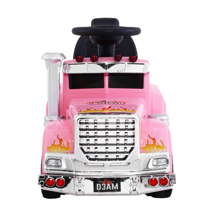 Funzee Kids Ride On Electric Toy Truck | Kids Battery Operated Ride on Truck in Pink