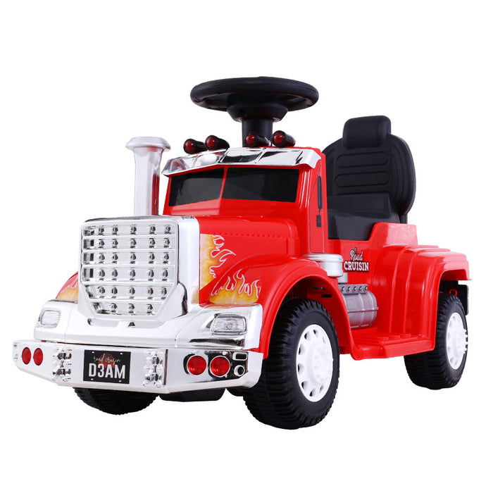 Funzee Kids Ride On Electric Toy Truck | Kids Battery Operated Ride on Truck in Red