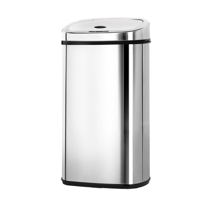 Automa 50L Stainless Steel Motion Sensor Rubbish Bin | Hands Free Rubbish Bins