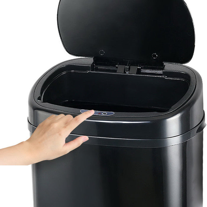 Automa 58L Black Motion Sensor Rubbish Bin | Hands Free Rubbish Bins