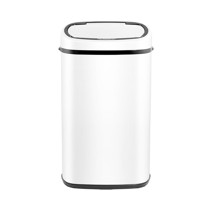 Automa 58L White Motion Sensor Rubbish Bin | Hands Free Rubbish Bins