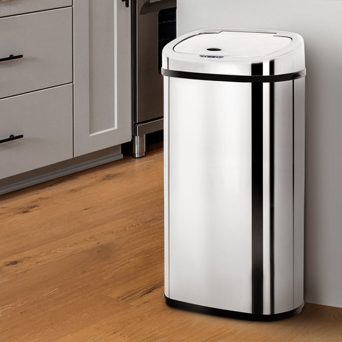 Automa 68L Stainless Steel Motion Sensor Rubbish Bin | Hands Free Rubbish Bins