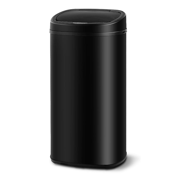 Automa 88L Black Motion Sensor Rubbish Bin | Hands Free Rubbish Bins