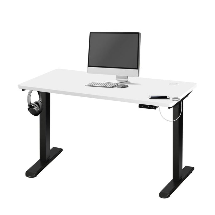 Leno Premium 71-116cm Electric Adjustable Standing Desk | Motorised Office Desk with USB & Type C Ports | 3 Frame Colours - 4 Table Choices