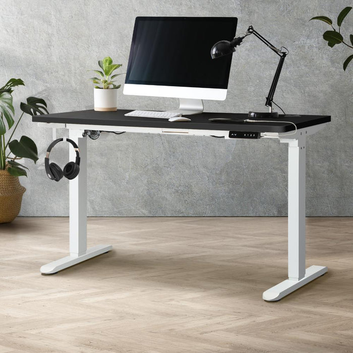 Leno Premium 71-116cm Electric Adjustable Standing Desk | Motorised Office Desk with USB & Type C Ports | 3 Frame Colours - 4 Table Choices