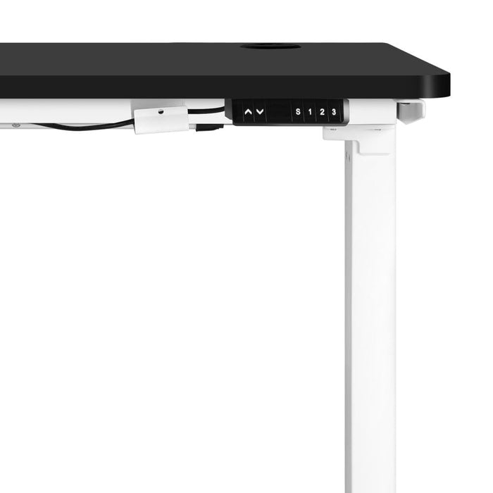 Leno Premium 71-116cm Electric Adjustable Standing Desk | Motorised Office Desk with USB & Type C Ports | 3 Frame Colours - 4 Table Choices