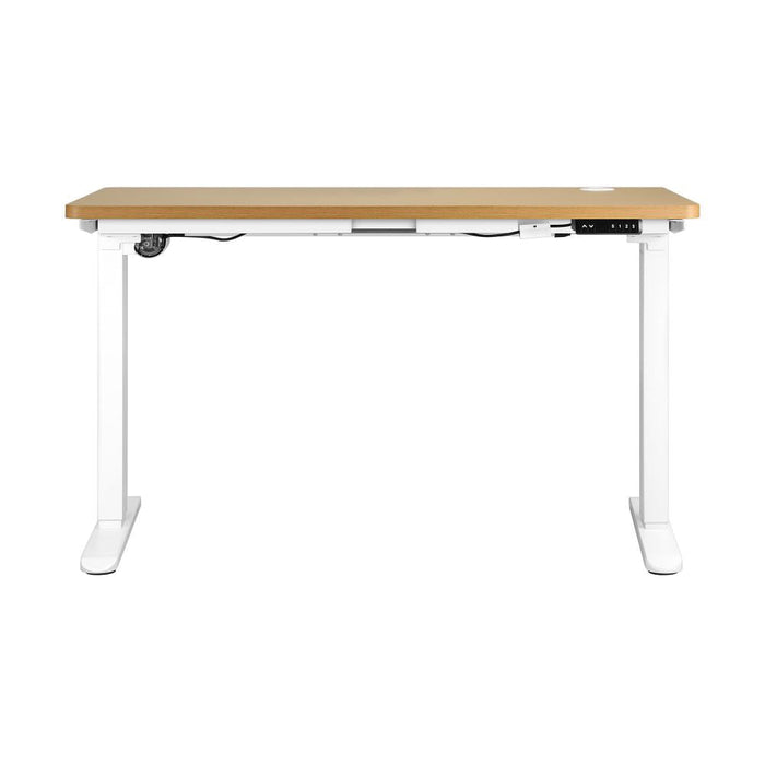 Leno Premium 71-116cm Electric Adjustable Standing Desk | Motorised Office Desk with USB & Type C Ports | 3 Frame Colours - 4 Table Choices