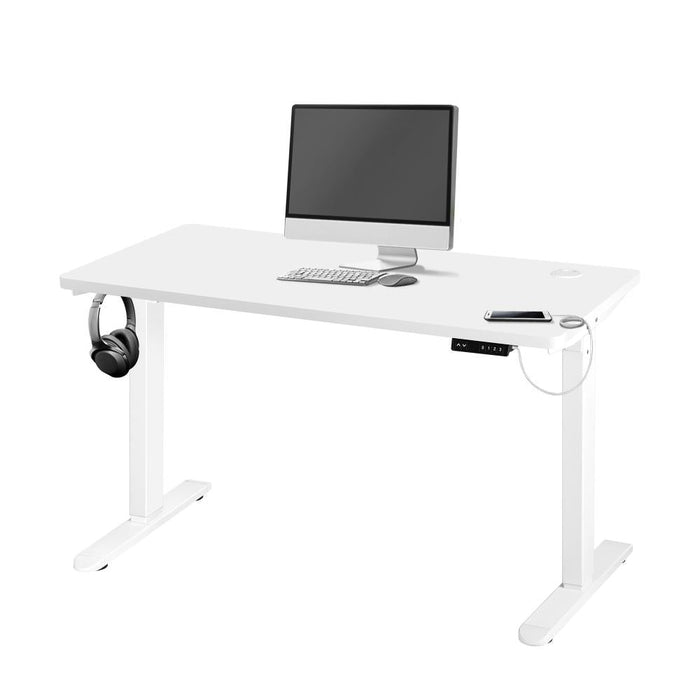 Leno Premium 71-116cm Electric Adjustable Standing Desk | Motorised Office Desk with USB & Type C Ports | 3 Frame Colours - 4 Table Choices