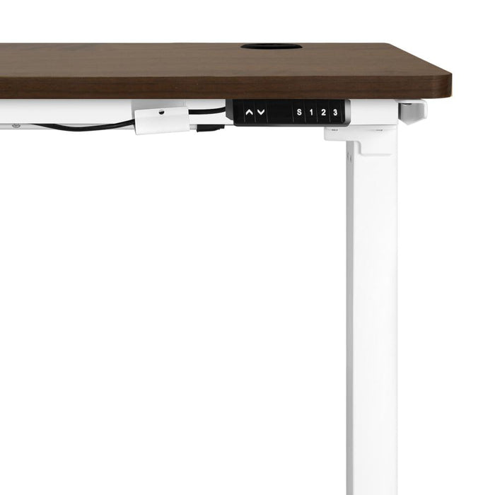 Leno Premium 71-116cm Electric Adjustable Standing Desk | Motorised Office Desk with USB & Type C Ports | 3 Frame Colours - 4 Table Choices