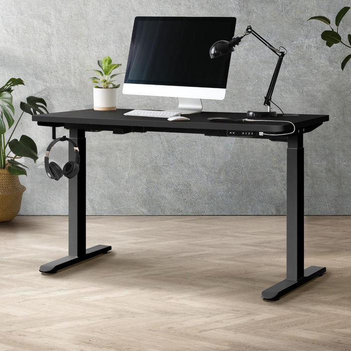 Milos Ultra Premium 71-116cm Electric Dual Motor Standing Desk | Motorised Office Desk with USB & Type C Ports | 3 Frame Colours - 4 Table Choices