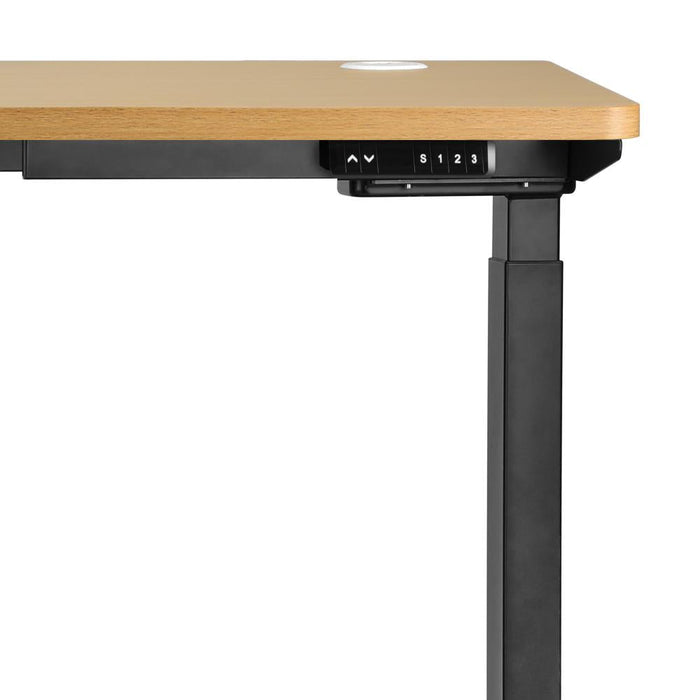 Milos Ultra Premium 71-116cm Electric Dual Motor Standing Desk | Motorised Office Desk with USB & Type C Ports | 3 Frame Colours - 4 Table Choices