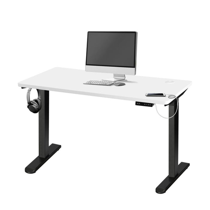 Milos Ultra Premium 71-116cm Electric Dual Motor Standing Desk | Motorised Office Desk with USB & Type C Ports | 3 Frame Colours - 4 Table Choices