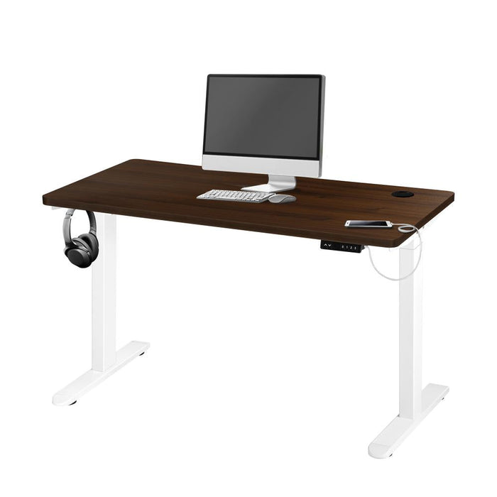 Milos Ultra Premium 71-116cm Electric Dual Motor Standing Desk | Motorised Office Desk with USB & Type C Ports | 3 Frame Colours - 4 Table Choices