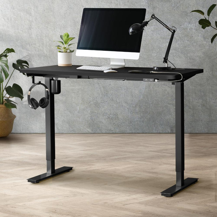 Sconza Deluxe 71-116cm Electric Adjustable Standing Desk | Motorised Office Desk with USB | 3 Frame Colours - 4 Table Choices