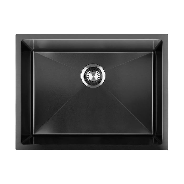 Super High Quality Stainless Steel Kitchen Sink in Black or Silver Finish | Kitchen Laundry Steel Sinks |  Single or Double Bowl