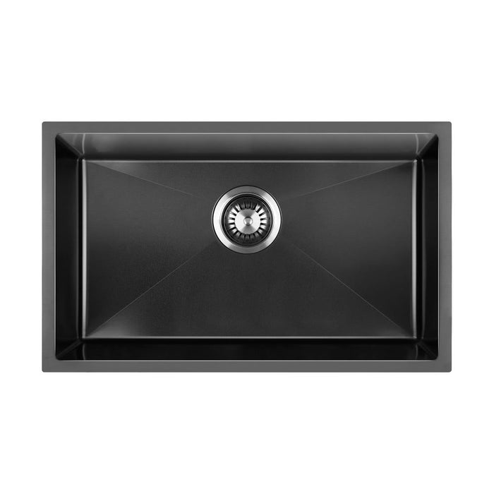 Super High Quality Stainless Steel Kitchen Sink in Black or Silver Finish | Kitchen Laundry Steel Sinks |  Single or Double Bowl