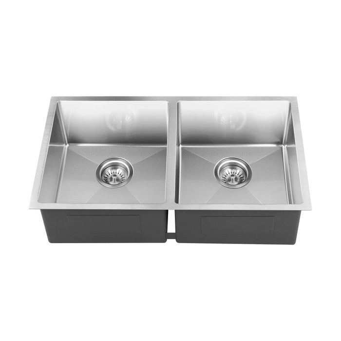 Super High Quality Stainless Steel Kitchen Sink in Black or Silver Finish | Kitchen Laundry Steel Sinks |  Single or Double Bowl