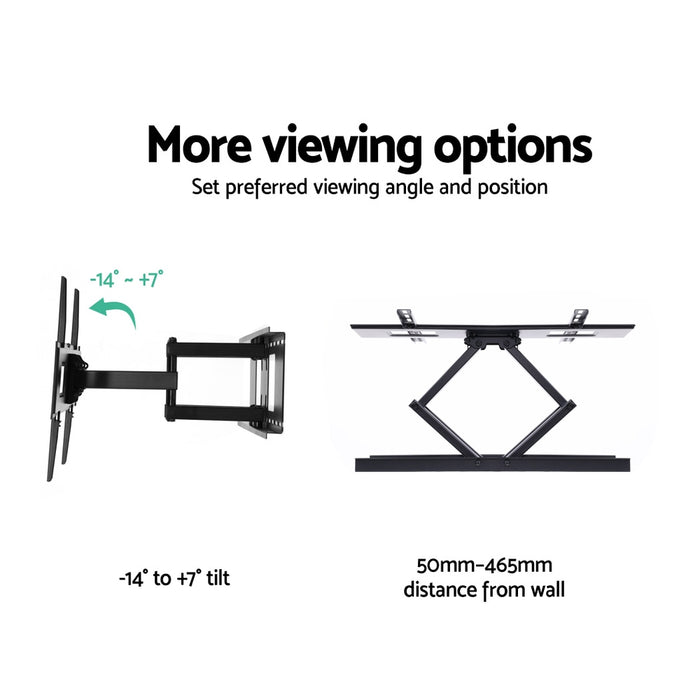  32 - 70 Inch  Multi Directional Full Motion Tilting TV Wall Mount | TV Bracket Swivel LED LCD Plasma VESA