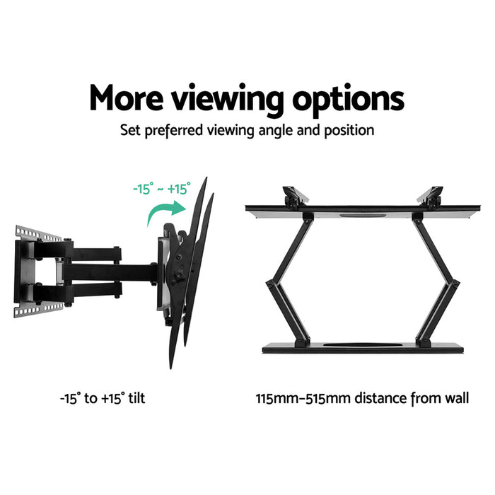  32 - 80  Inch Multi Directional Full Motion Tilting TV Wall Mount | TV Bracket Swivel LED LCD Plasma VESA