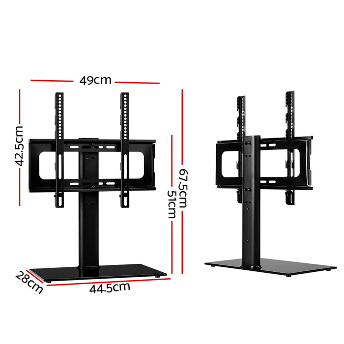 32" to 55" Table Top Swivel Mounted TV Stand | TV Mounting Bracket Stand