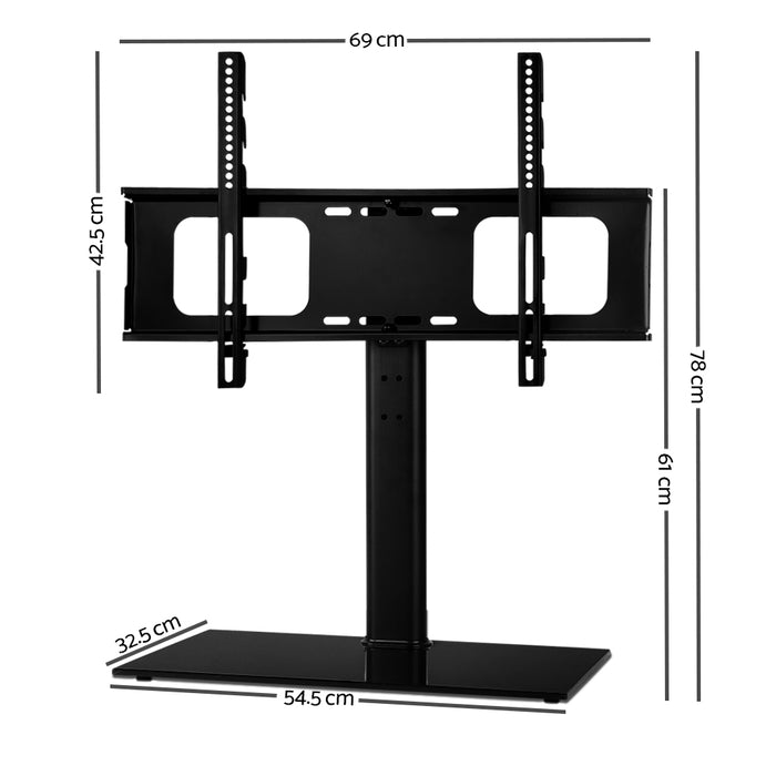 32" to 70" Table Top Swivel Mounted TV Stand | TV Mounting Bracket Stand