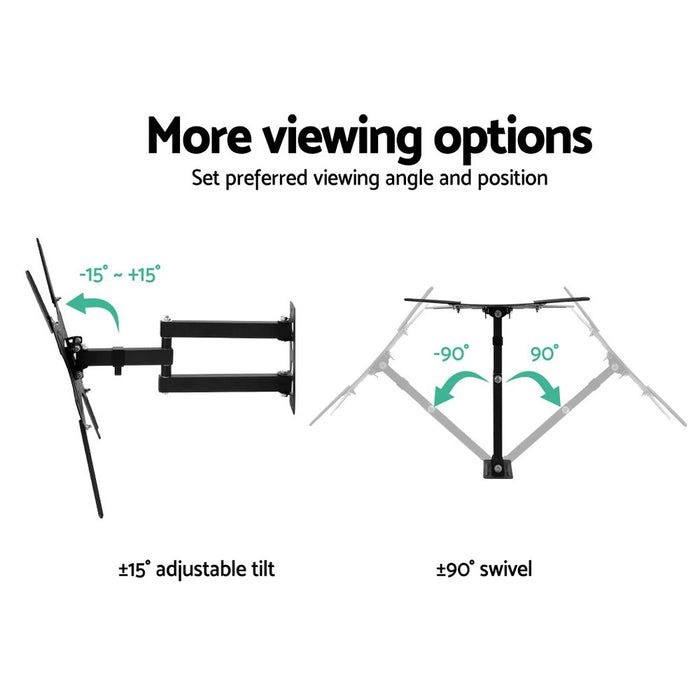 24” to 50” TV Wall Mount Monitor Bracket | TV Swivel Wall Bracket